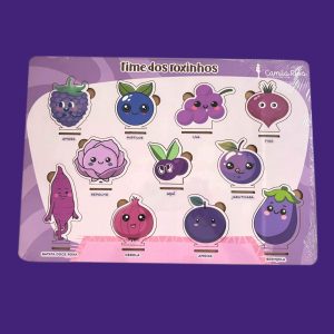 Tabuleiro de aprendizarem (roxo)