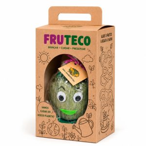 Fruteco – Boneco Ecológico com Embalagem Interativa